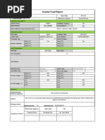 Inverter Faulty Report