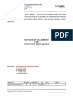 ERSS - Method Statement of Construction