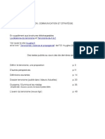 Terrorisme Définition, Communication, Stratégie