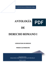 Antologia de Derecho Romano I-Cuatr.