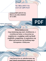 Diskrimimasyon Sa Mga Lalaki, Babae at Lgbt-Wps Office