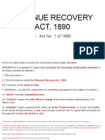 Revenue Recovery Act, 1890 PDF