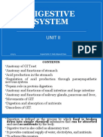 Digestive System: Unit Ii