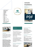 Admisión Hospitalaria (Triptico)