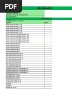 Programa de Mantenimiento