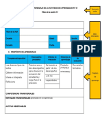 Sesión de Aprendizaje