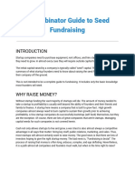 Y Combinator Guide To Seed Fundraising