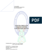 Func. Direccion, Control y Evaluación