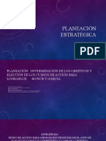 Planeación Estrategica