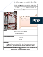 RESUME - 044 BD Ceiling Polystyrene 1x1800 - 2016-07-18: Implementare in 1x1800mm Numar Articole: 15