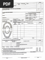 Nagico Health Form Saint Lucia