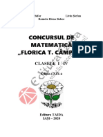 Concurs Florica Campan PDF