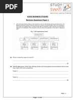 9th BS Revision Section 1 and 2 Paper 1