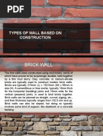 Types of Wall Based On Construction