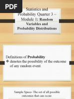 Random Variables and Probability Distribution