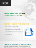 Green Ammonia Shipment