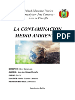 La Contaminacion Del Medio Ambiente