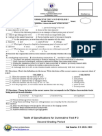 ENGLISH 5 Summative Test No. 3 - Q2