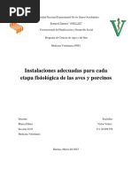 Instalaciones Adecuadas para Cada Etapa Fisiologica para Aves y Cerdos - Dox