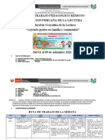 PLAN MARATON DE LA LECTURA Inicial I.E. Nº667-2021