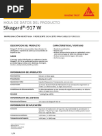 Impregnante Hidrofugo Sikagard W L 10739533 Techsheetsup 01