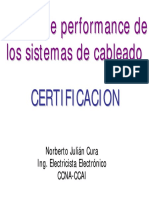 Prueba de Performance de Los Sistemas de Cableado