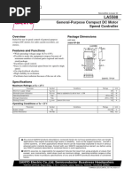 LA5588.motor Speed Controller