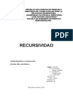 Recursividad