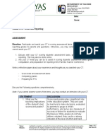 Lesson # 2.2-Grade and Reporting: Name: Cupas Ariel O. Date: Course and Year: Bped 4 Score