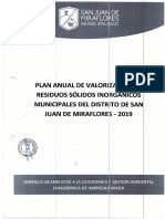 Plan de Valorizacion - 2019 PDF