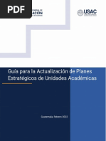 Guia para La Actualizacion de Planes Estrategicos 10 03 2022 PDF