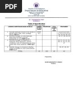 FIRST QUARTERLY EXAM Science IV Based On MELCS