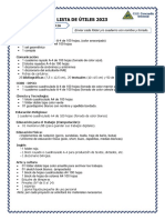 2do de Secundaria - Lista de Utiles 2023 PDF