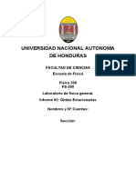 Informe Ondas Estacionarias