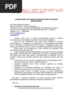 1995 Marchesan, Krakauer - A Importância Do Trabalho Respiratório em MO