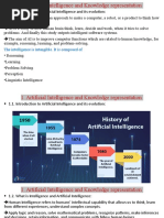 Chapter 1 Artificial Intelligence and Knowledge Representation