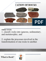 Classification of Rocks