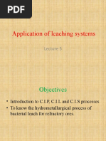 Lecture 5 - Application of Leaching Systems