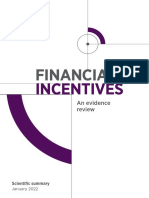 Financial Incentives Scientific Summary - tcm18 105468