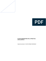 Plan de Marketing en La Práctica (Caso Práctico) : Original Del Profesor D. FELIPE GÓMEZ FERRÁNDIZ