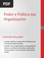 Poder e Política Nas Organizações