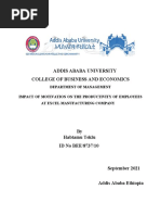 Addis Ababa University College of Business and Economics