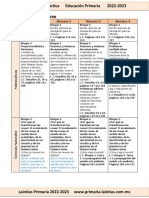 Marzo - 5to Grado Dosificación (2022-2023)