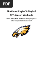 Northeast Eagles Volleyball OFF Season Workout