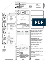 5E - CharacterSheet - Fillable Emily