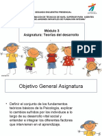 Modulo 3 Asignatura 2 Teorias Del Desarrollo y Aprendizaje