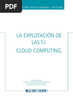 La Explotación de Las T.I. Cloud Computing