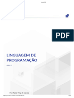 Linguagem de Programação: Aula 3