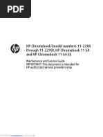 HP Chromebook (Model Numbers 11-2200 Through 11-2299), HP Chromebook 11 G4 and HP Chromebook 11 G4 EE