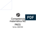 Competencia Matemática M2 Paes: Forma: 4633183